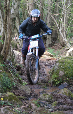 Merv Morgan wriggles his old sherpa past The Hippo Rock Merv Morgan at The Hippo